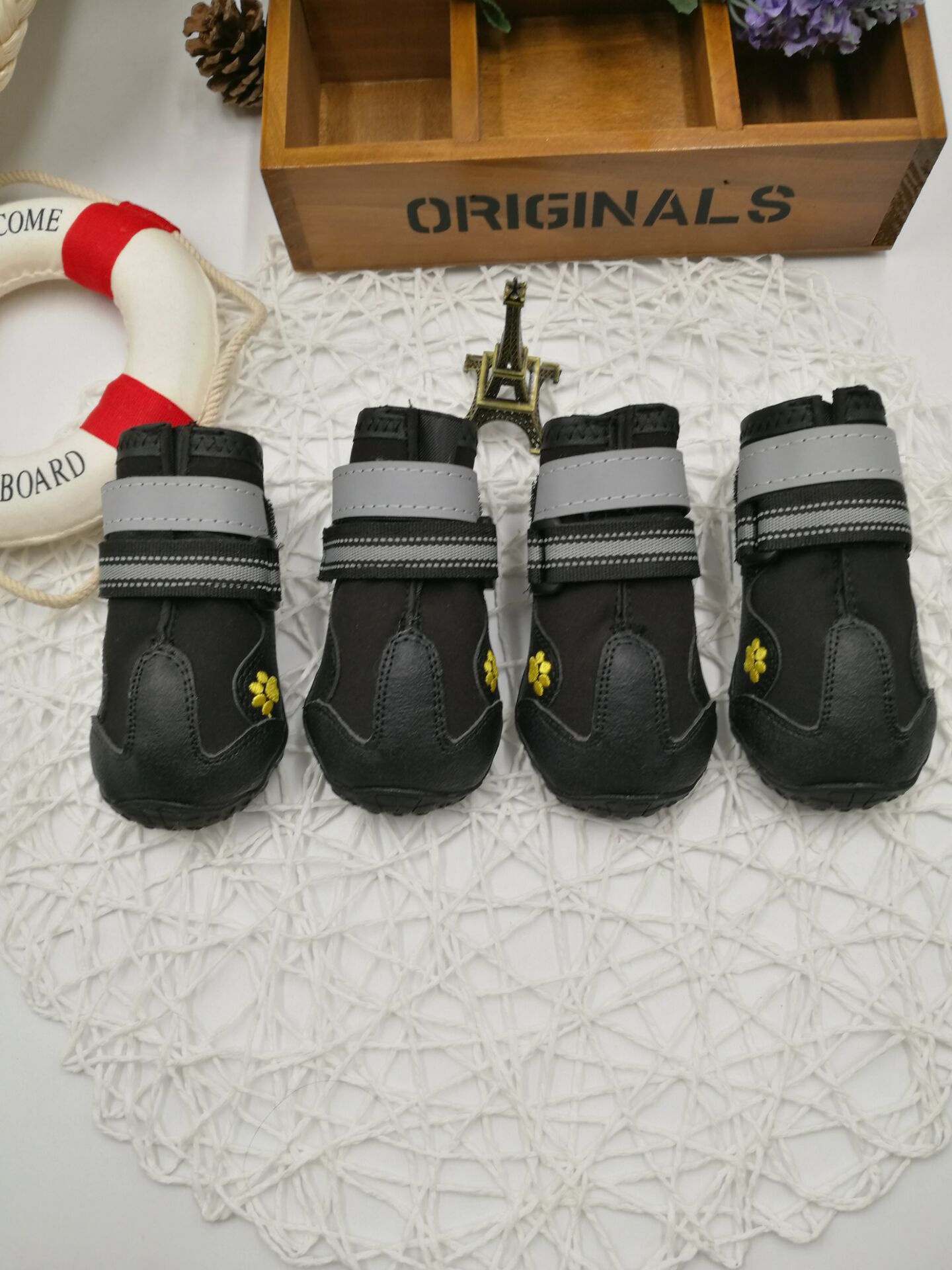 Waterproof Anti-Slip Dog Boots for All Weather (4PCS Set)