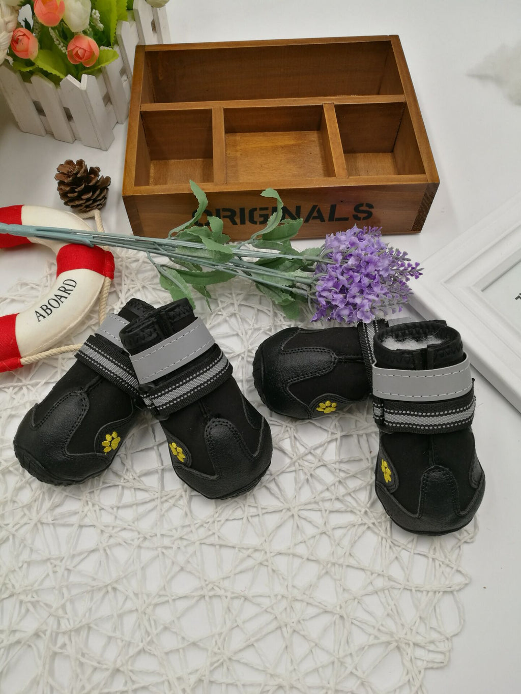 Waterproof Anti-Slip Dog Boots for All Weather (4PCS Set)