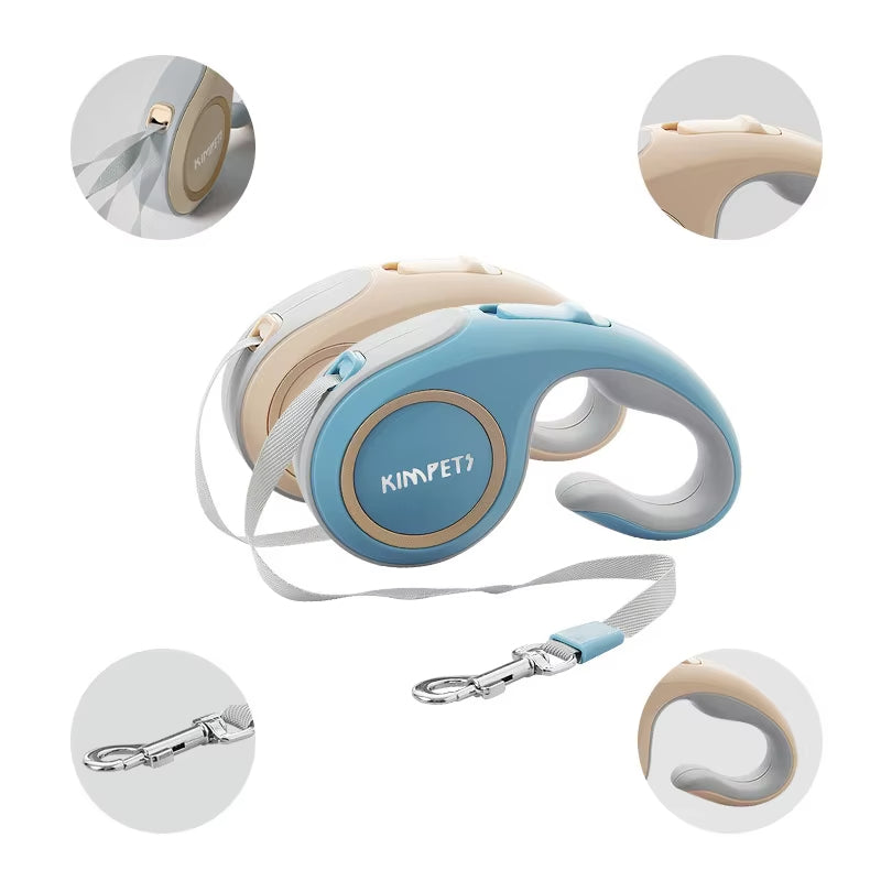 Retractable Dog Leash 3M - Automatic Telescopic Pet Leash for Dogs & Cats