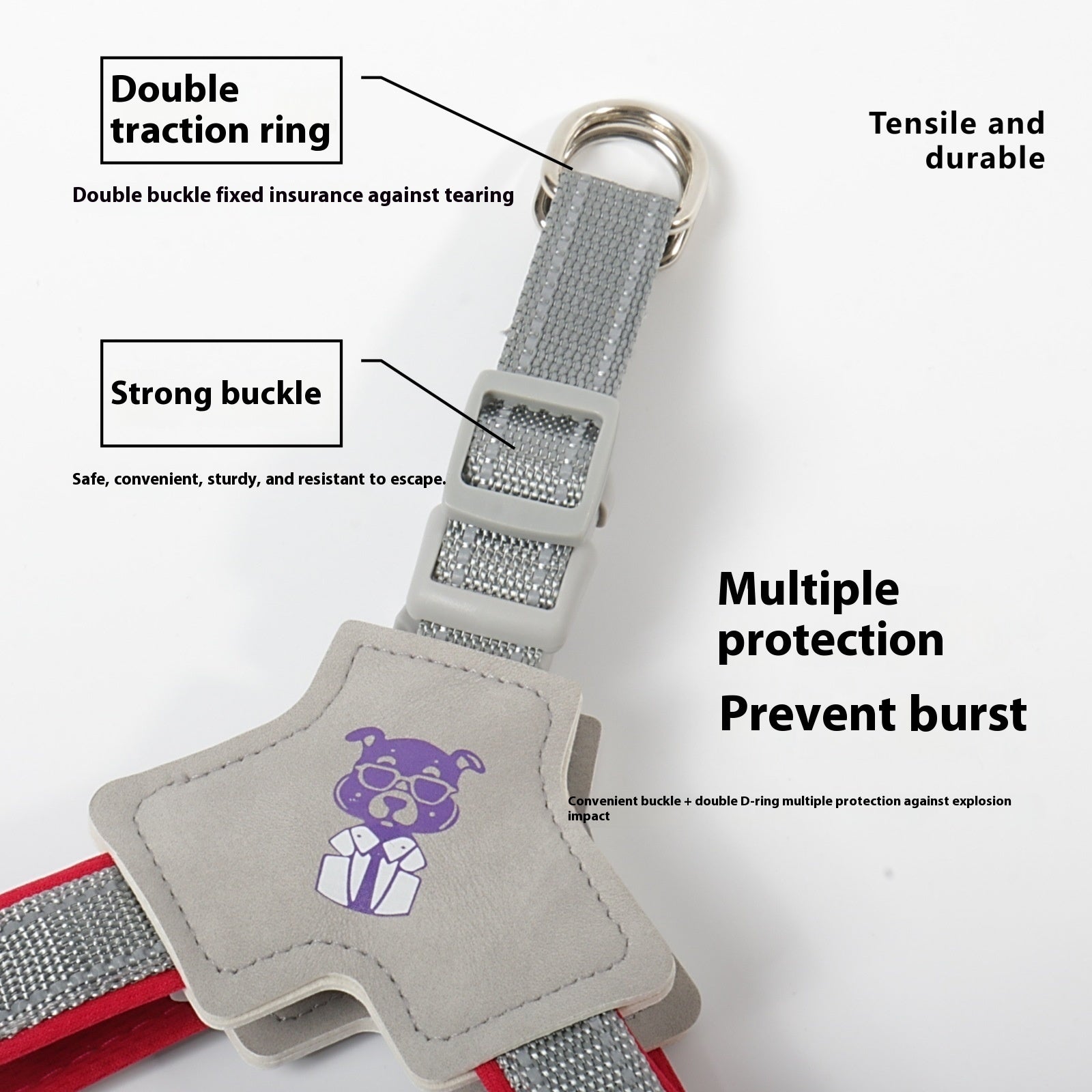 Dog Harness & Leash Set - Comfortable Vest with Hand-Held Rope