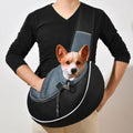 Portable Crossbody Pet Sling Carrier - Breathable Outdoor Travel Bag for Small Dogs & Cats
