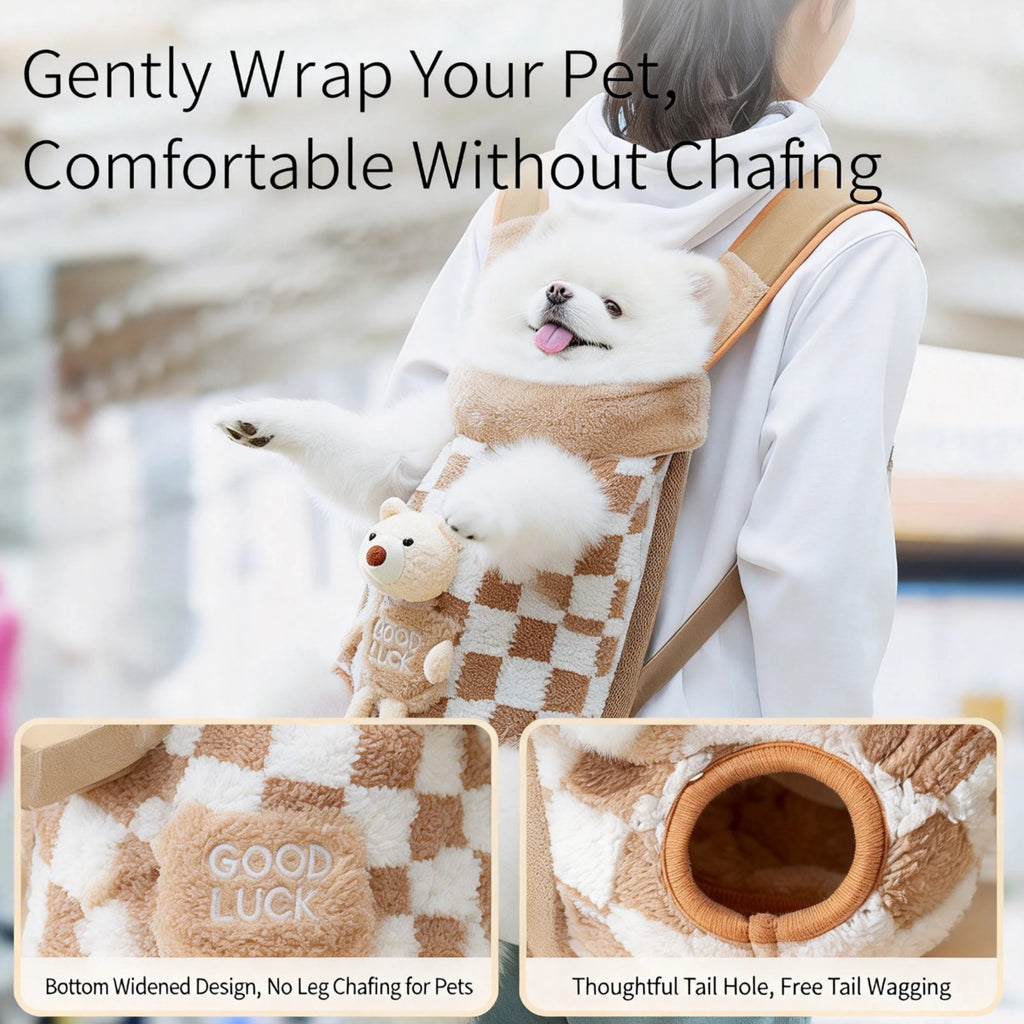 Pet Carrier Backpack for Small Dogs & Cats – Front Facing Breathable Travel Bag