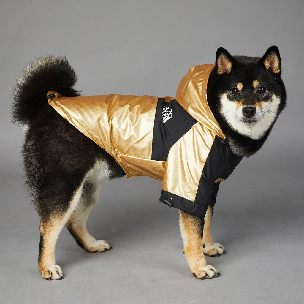 Waterproof Dog Raincoat - Windproof Shell Jacket for Large Dogs