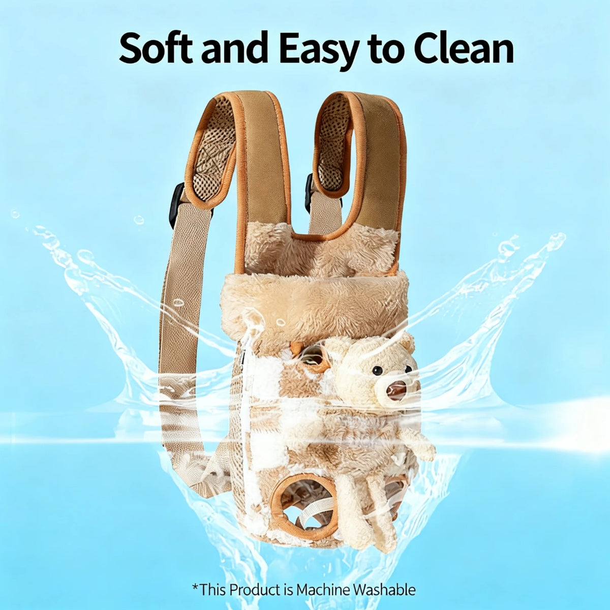 Pet Carrier Backpack for Small Dogs & Cats – Front Facing Breathable Travel Bag