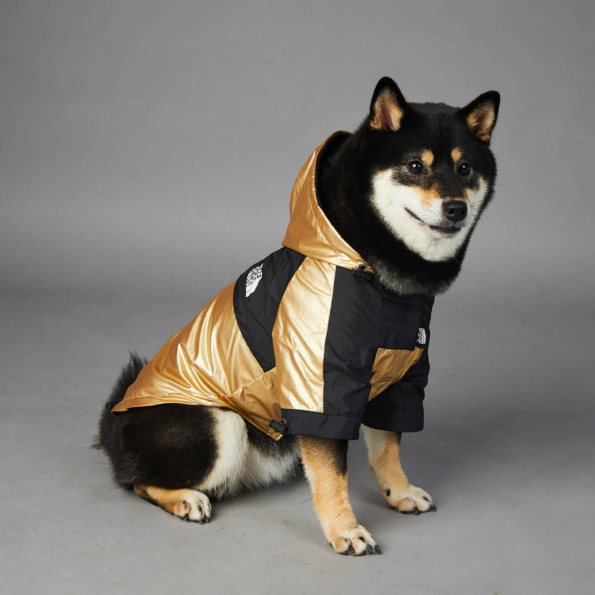 Waterproof Dog Raincoat - Windproof Shell Jacket for Large Dogs