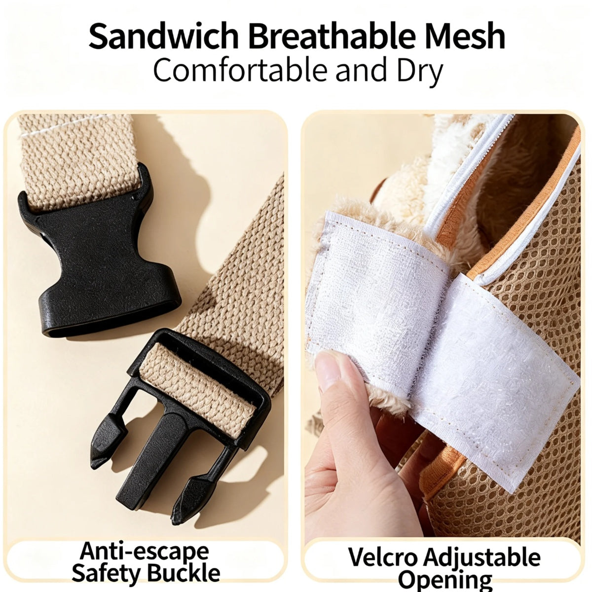 Pet Carrier Backpack for Small Dogs & Cats – Front Facing Breathable Travel Bag