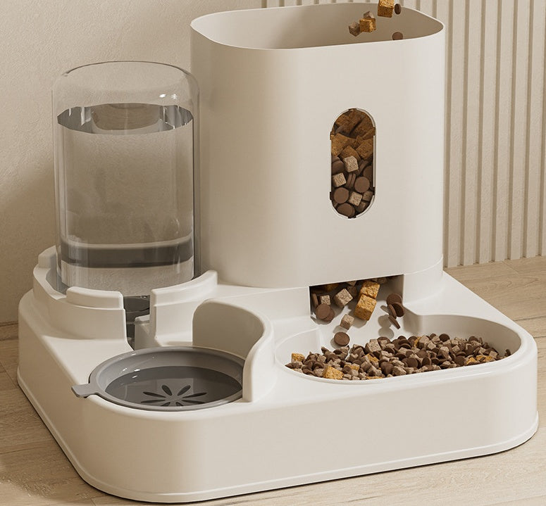 New Model Automatic Dog Bowl With Water Dispenser For Pets - A Two-in-one Pet Bowl And Cat Basin For Dual Water Supply System